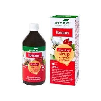 Aromatica Ibisan Jitrocelový sirup se šípkem a ibiškem 210 ml