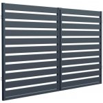 SAFIR brána dvoukřídlá bez pohonu; 3000x1500mm – Sleviste.cz