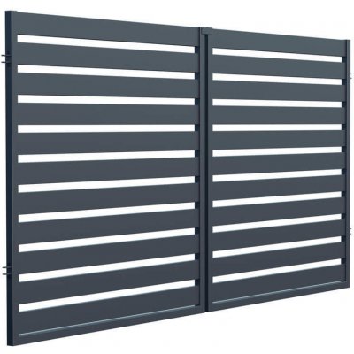 SAFIR brána dvoukřídlá bez pohonu; 3000x1500mm – Sleviste.cz