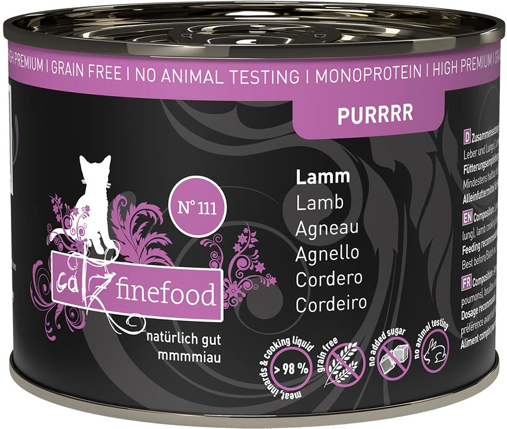 Catz finefood Purrrr No.111 jehněčí 6 x 200 g