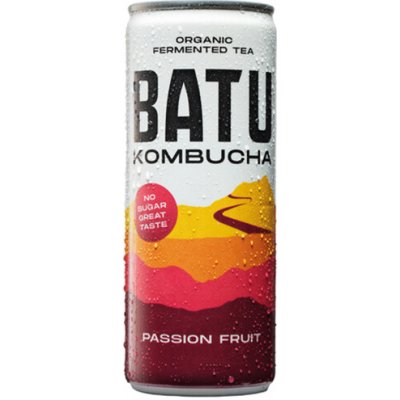 Batu Kombucha s příchutí marakuji a manga 250 ml – Sleviste.cz