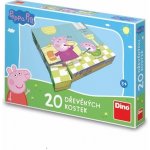 Dino kostky Peppa Pig Veselý den 20 kostek – Zboží Mobilmania