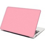 Sablio Samolepka na notebook Bílé čárky na růžové - 29x20 cm – Zboží Živě