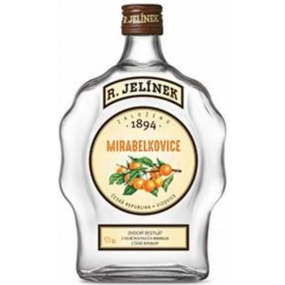 Rudolf Jelínek Pálenka z mirábelek 42% 0,5 l (holá láhev) – Zboží Dáma