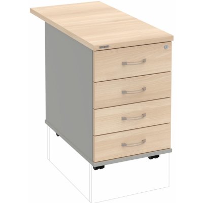Hobis K 34 C N 80 4 zásuvky napříč 80 cm akát šedá – Hledejceny.cz