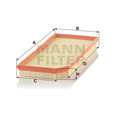 MANN FILTER Vzduchový filtr C 41 110 – Hledejceny.cz