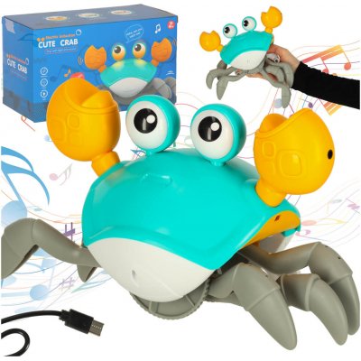 OEM - Interaktivní krab se zvukem zelený – Zboží Dáma