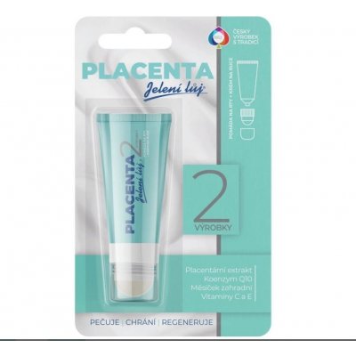 Regina Regina Placenta 2v1 jelení lůj na rty a ruce, tuba 20 ml – Zboží Dáma