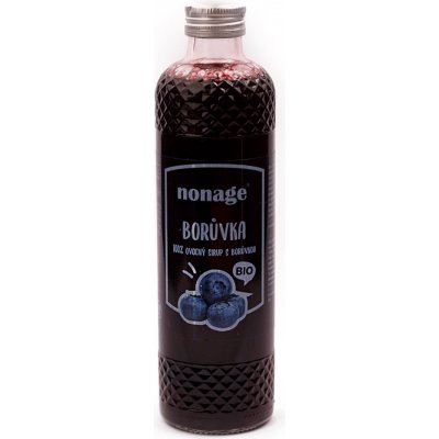 Nonage Bio borůvkový ovocný sirup 0,33 l – Zboží Mobilmania