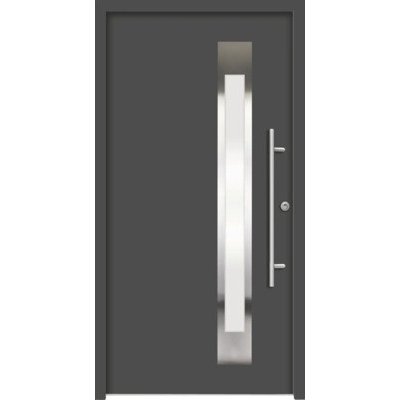 Aron Ocelové vchodové dveře bezpečnostní RC2 100 x 210 cm P antracit – Hledejceny.cz