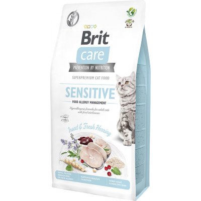 Brit Care Cat Grain-Free Sensitive Insect Food Allergy Management 2 x 7 kg – Hledejceny.cz