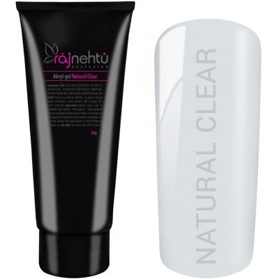 Ráj nehtů Akrylgel v tubě Natural Clear 30 g – Zboží Dáma