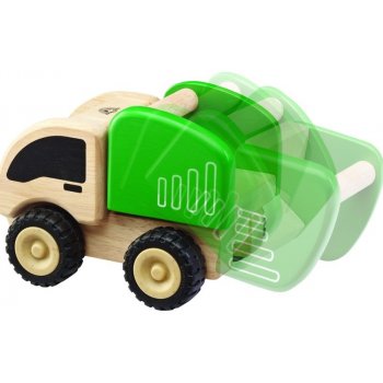 Wonderworld Dřevěné auto Mini Popelář