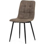 Autronic CT-281 BR3 hnědá látka nohy černý kov – Zboží Dáma