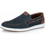 Rieker mokasíny 1826614 modré – Zboží Dáma