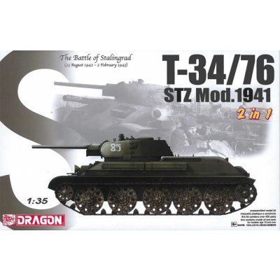 Dragon Model Kit tank 6448 T-34/76 STZ MOD.1941 1:35 – Zbozi.Blesk.cz