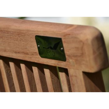 DIVERO skládací židle z týkového dřeva P2159