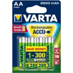 Varta Power AA 2600 mAh 4ks 5716101404 – Zboží Mobilmania