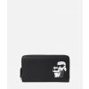 Peněženka Karl Lagerfeld K/IKONIK 2.0 LEATHER CONT WLLT BLACK