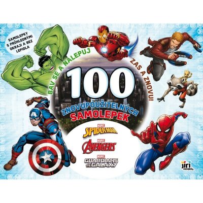 Bav se a nalepuj zas a znovu! Marvel 100 samolepek – Sleviste.cz