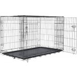 Dog Fantasy Klec skládací 2 dveře XXL 121 x 74 x 82 cm – Hledejceny.cz