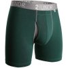 Boxerky, trenky, slipy, tanga 2UNDR Swing Shift Boxer Brief Dark Green boxerky