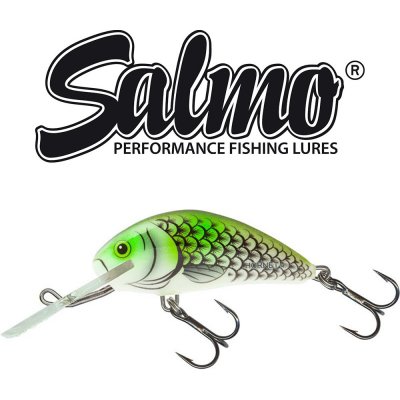 Salmo Hornet Sinking Olive Hot Spot 2,5cm