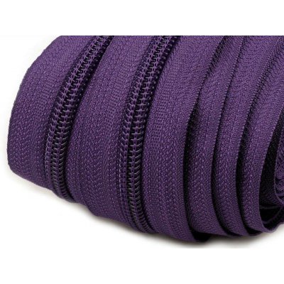Zip spirálový 5 mm metráž pro jezdce typu POL 194 švestková – Hledejceny.cz