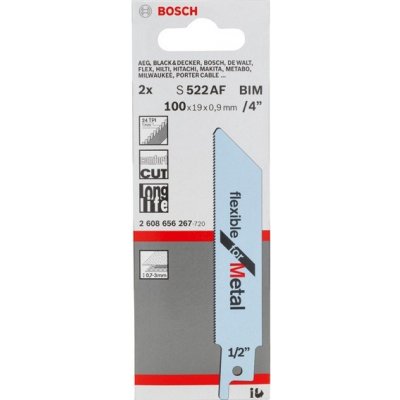 Bosch 2608656267 Pilový plátek do pily ocasky S 522 AF Flexible for Metal – Hledejceny.cz