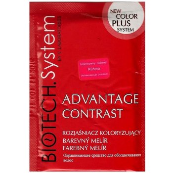 Vellie Advantage Contrast růžová/červená barevný melír na vlasy 15 g