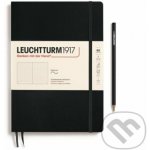 Leuchtturm1917 Composition B5 Zápisník Softcover Black, tečkovaný – Zboží Dáma