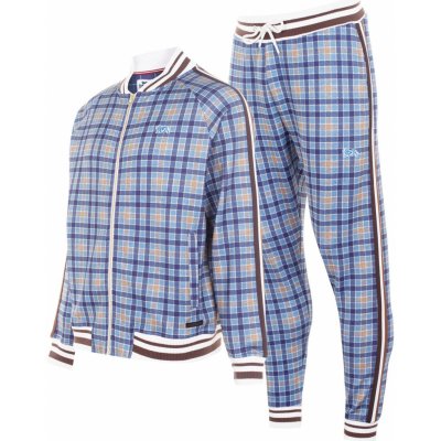 Lonsdale Gentlemen Tracksuit Mens Navy Check – Zboží Mobilmania