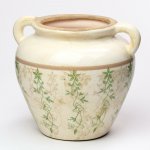 OBAL S UŠAMI KERAMIKA VZOR ZELENÁ 21x18,5x18CM SUPER CENA! – Hledejceny.cz