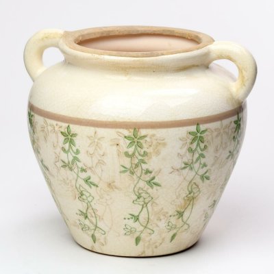 OBAL S UŠAMI KERAMIKA VZOR ZELENÁ 21x18,5x18CM SUPER CENA! – Hledejceny.cz