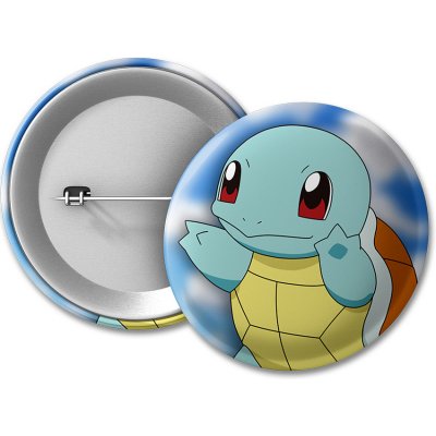 Pokémon placka Squirtle 50 mm – Zbozi.Blesk.cz