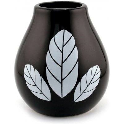 asa Maté Green Kalab keramická s lístky černá 350 ml – Hledejceny.cz