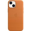 Pouzdro a kryt na mobilní telefon Apple Apple iPhone 13 mini Leather Case with MagSafe Golden Brown MM0D3ZM/A