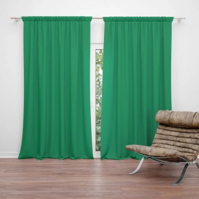 Sablio Závěs Bledě zelená: 2ks 140x250cm – Hledejceny.cz