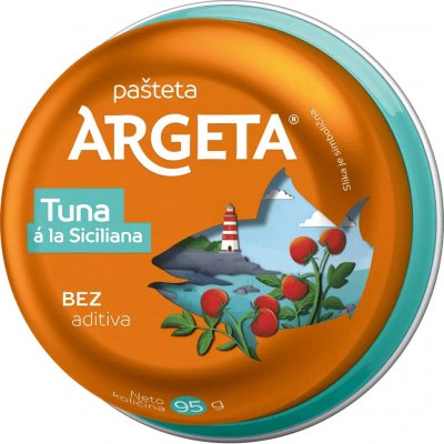 Argeta tuňák Siciliana paštika 95 g – Zboží Dáma