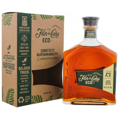 Flor de Caňa Centenario ECO 15y 40% 0,7 l (karton)