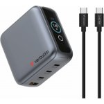 Verbatim Mini GaN 3× PD 140 W, 1× QC 3.0 – Zboží Mobilmania