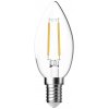 Žárovka Nordlux Čirá LED svíčka Filament 1,2 až 5,9 W, 2700 K 2,1 W LED, 250 lm NL