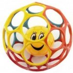 Míček s chrastítkem plast 12cm – Zboží Dáma