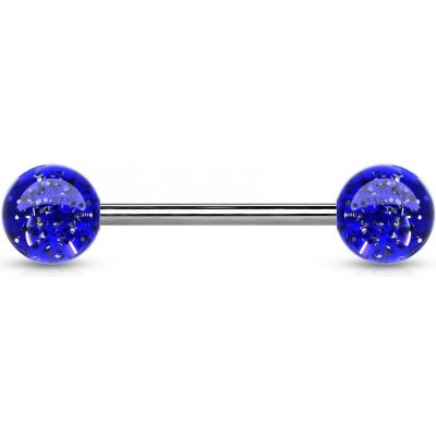 Šperky4U piercing do jazyka akrylát PJ01148-B