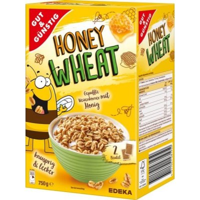 G&G Honey Wheat pšeničné lupínky s medem 750 g – Hledejceny.cz