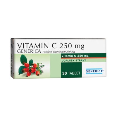 Generica Vitamin C 250 mg 30 tablet – Zboží Mobilmania