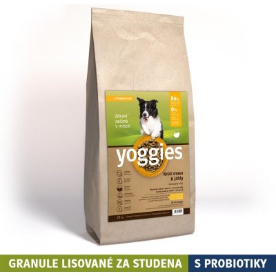 Yoggies granule lisované za studena s probiotiky Krůtí maso & jáhly 20 kg – Zboží Mobilmania