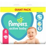 Pampers Active Baby 4 76 ks – Sleviste.cz