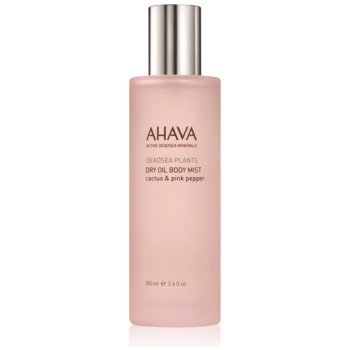 Ahava Dead Sea Plants Cactus & Pink Pepper suchý tělový olej ve spreji 100 ml