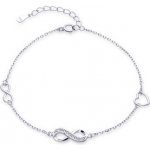 Nubis dámský stříbrný náramek nekonečno NB-1239 – Zboží Mobilmania